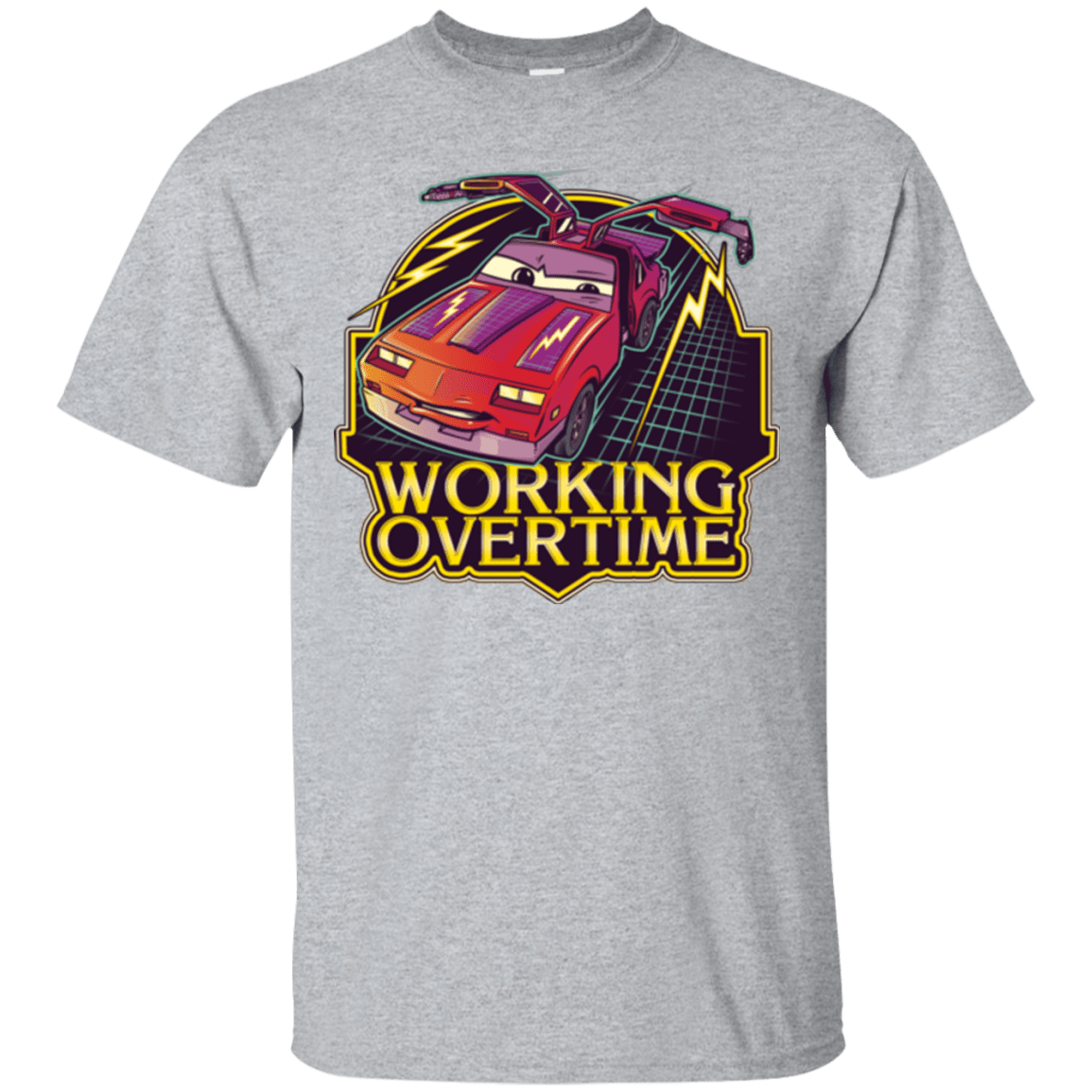 T-Shirts Sport Grey / Small Working Overtime T-Shirt