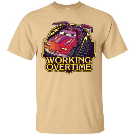 T-Shirts Vegas Gold / Small Working Overtime T-Shirt