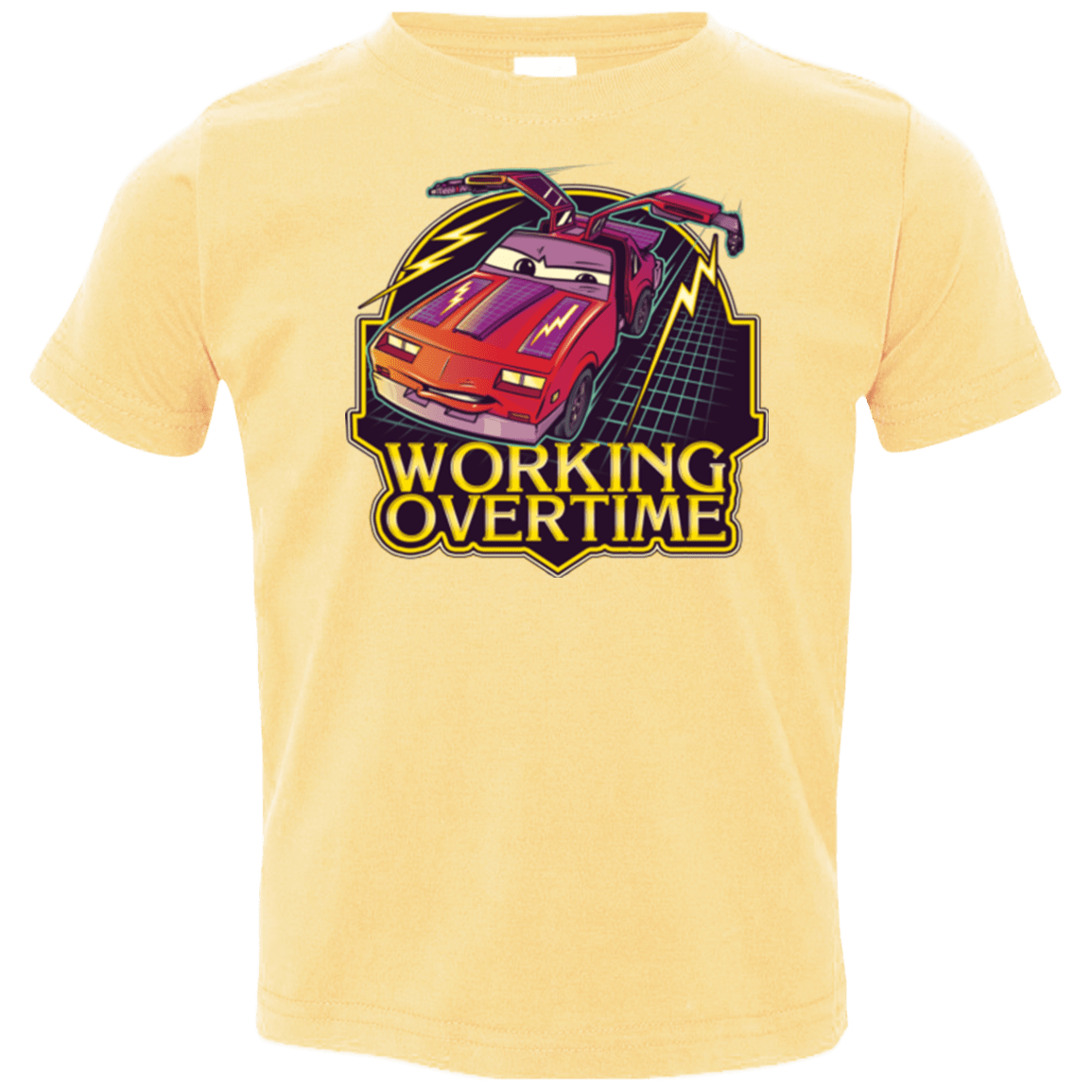 T-Shirts Butter / 2T Working Overtime Toddler Premium T-Shirt