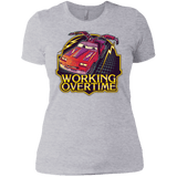 T-Shirts Heather Grey / X-Small Working Overtime Women's Premium T-Shirt