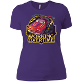 T-Shirts Purple / X-Small Working Overtime Women's Premium T-Shirt