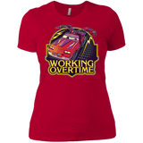 T-Shirts Red / X-Small Working Overtime Women's Premium T-Shirt