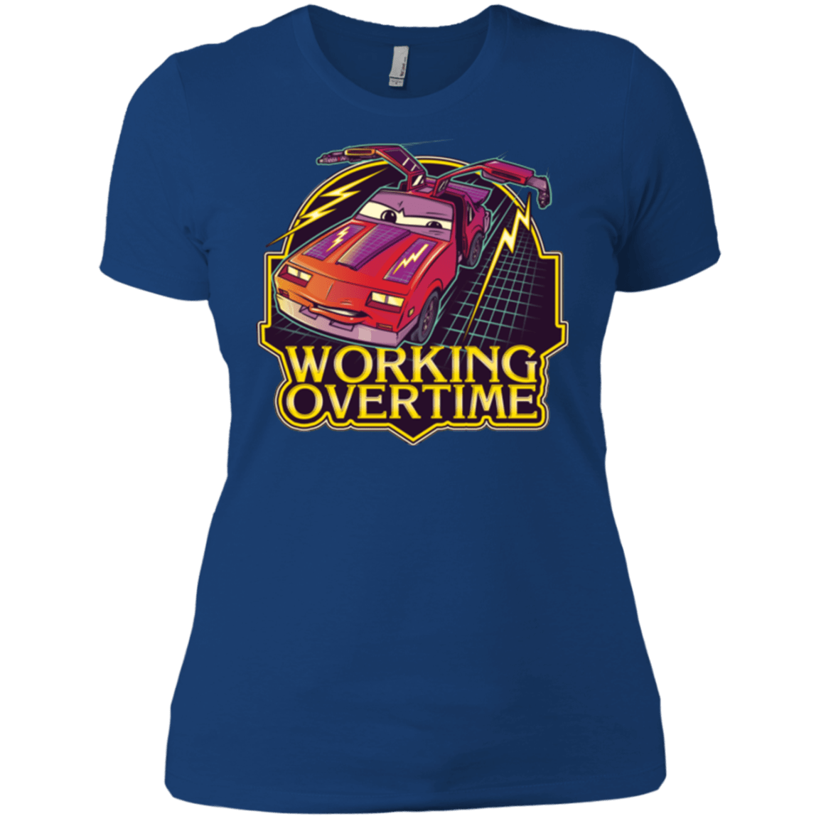 T-Shirts Royal / X-Small Working Overtime Women's Premium T-Shirt