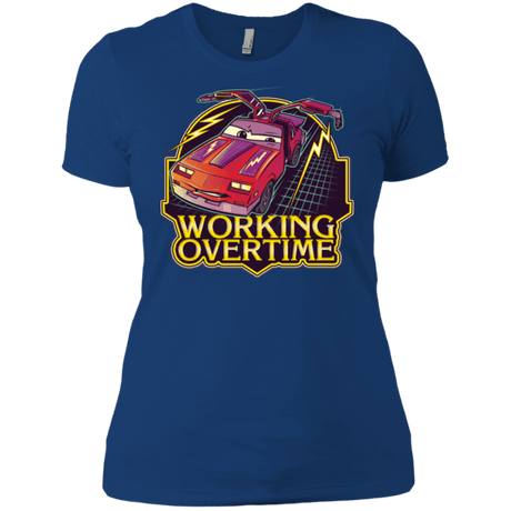 T-Shirts Royal / X-Small Working Overtime Women's Premium T-Shirt