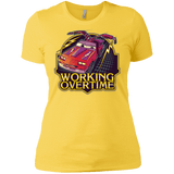 T-Shirts Vibrant Yellow / X-Small Working Overtime Women's Premium T-Shirt