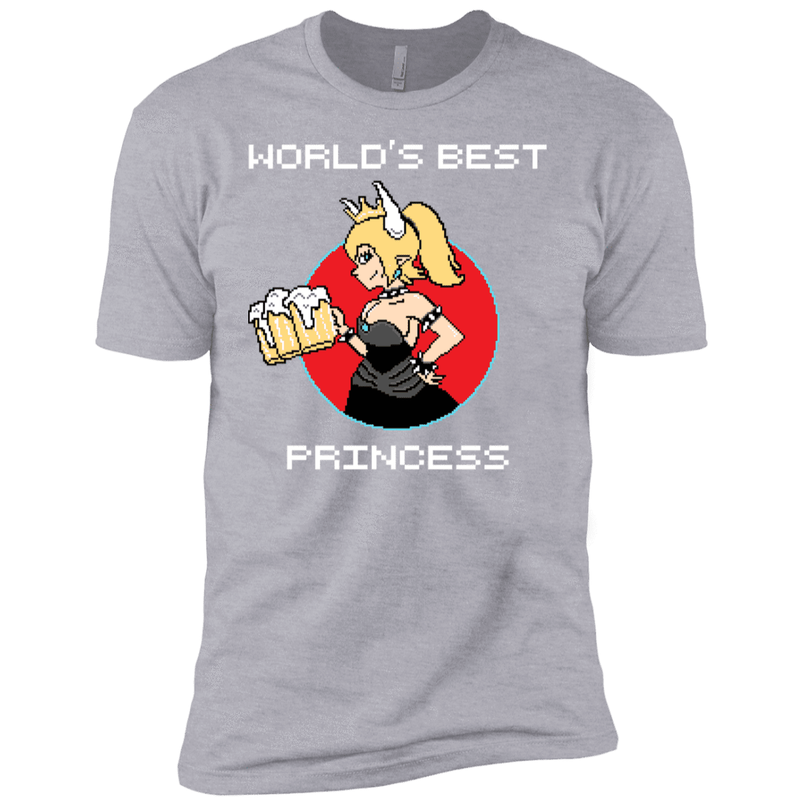 T-Shirts Heather Grey / YXS World's Best Princess Boys Premium T-Shirt