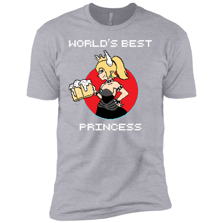 T-Shirts Heather Grey / YXS World's Best Princess Boys Premium T-Shirt