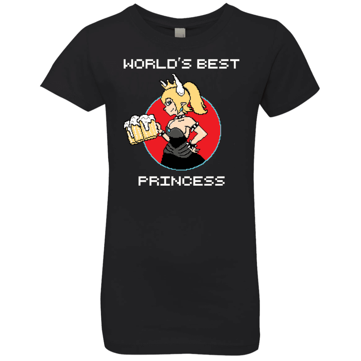 T-Shirts Black / YXS World's Best Princess Girls Premium T-Shirt