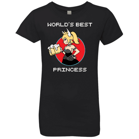 T-Shirts Black / YXS World's Best Princess Girls Premium T-Shirt