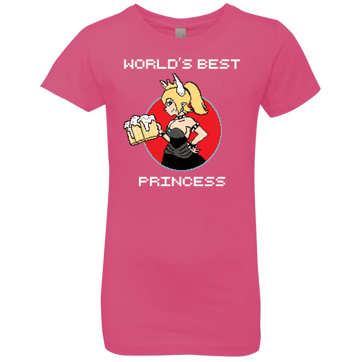 T-Shirts Hot Pink / YXS World's Best Princess Girls Premium T-Shirt