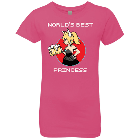 T-Shirts Hot Pink / YXS World's Best Princess Girls Premium T-Shirt