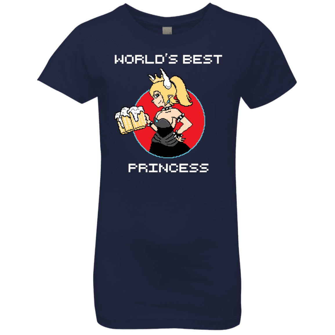 T-Shirts Midnight Navy / YXS World's Best Princess Girls Premium T-Shirt