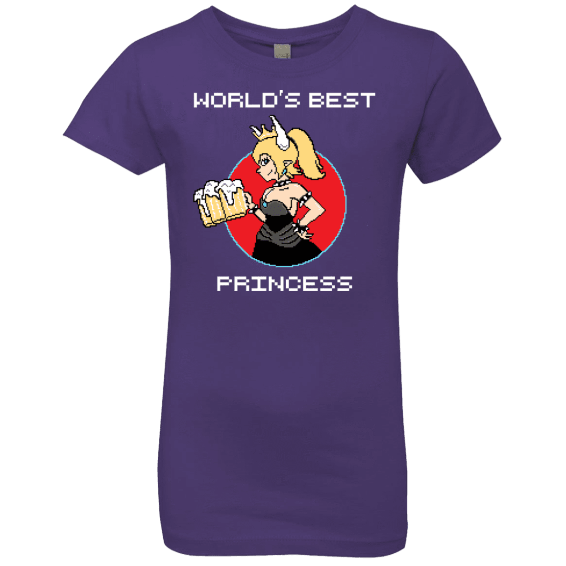 T-Shirts Purple Rush / YXS World's Best Princess Girls Premium T-Shirt