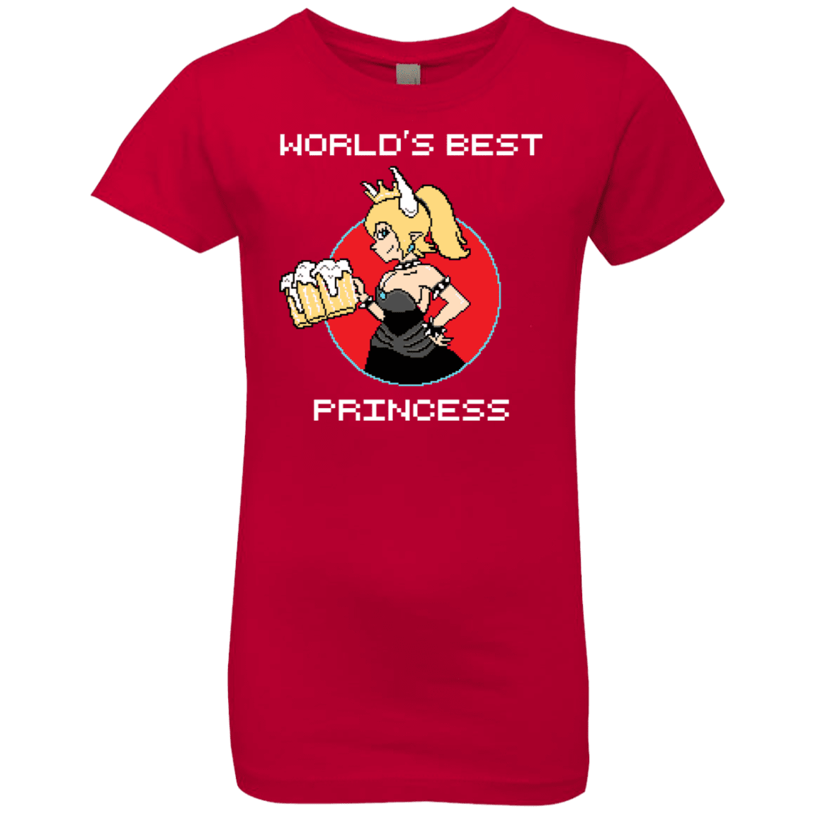 T-Shirts Red / YXS World's Best Princess Girls Premium T-Shirt