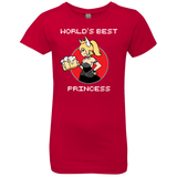 T-Shirts Red / YXS World's Best Princess Girls Premium T-Shirt