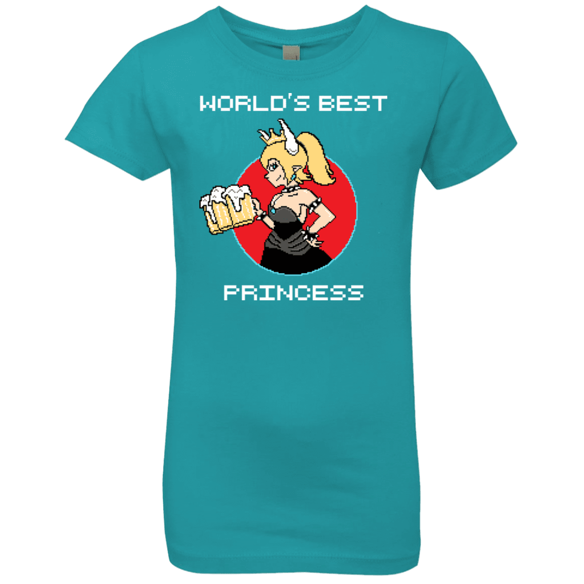 T-Shirts Tahiti Blue / YXS World's Best Princess Girls Premium T-Shirt