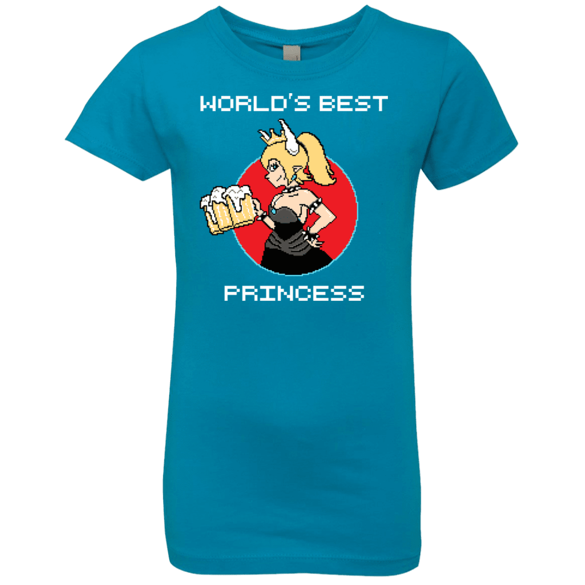 T-Shirts Turquoise / YXS World's Best Princess Girls Premium T-Shirt