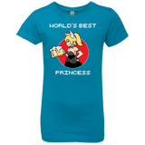 T-Shirts Turquoise / YXS World's Best Princess Girls Premium T-Shirt