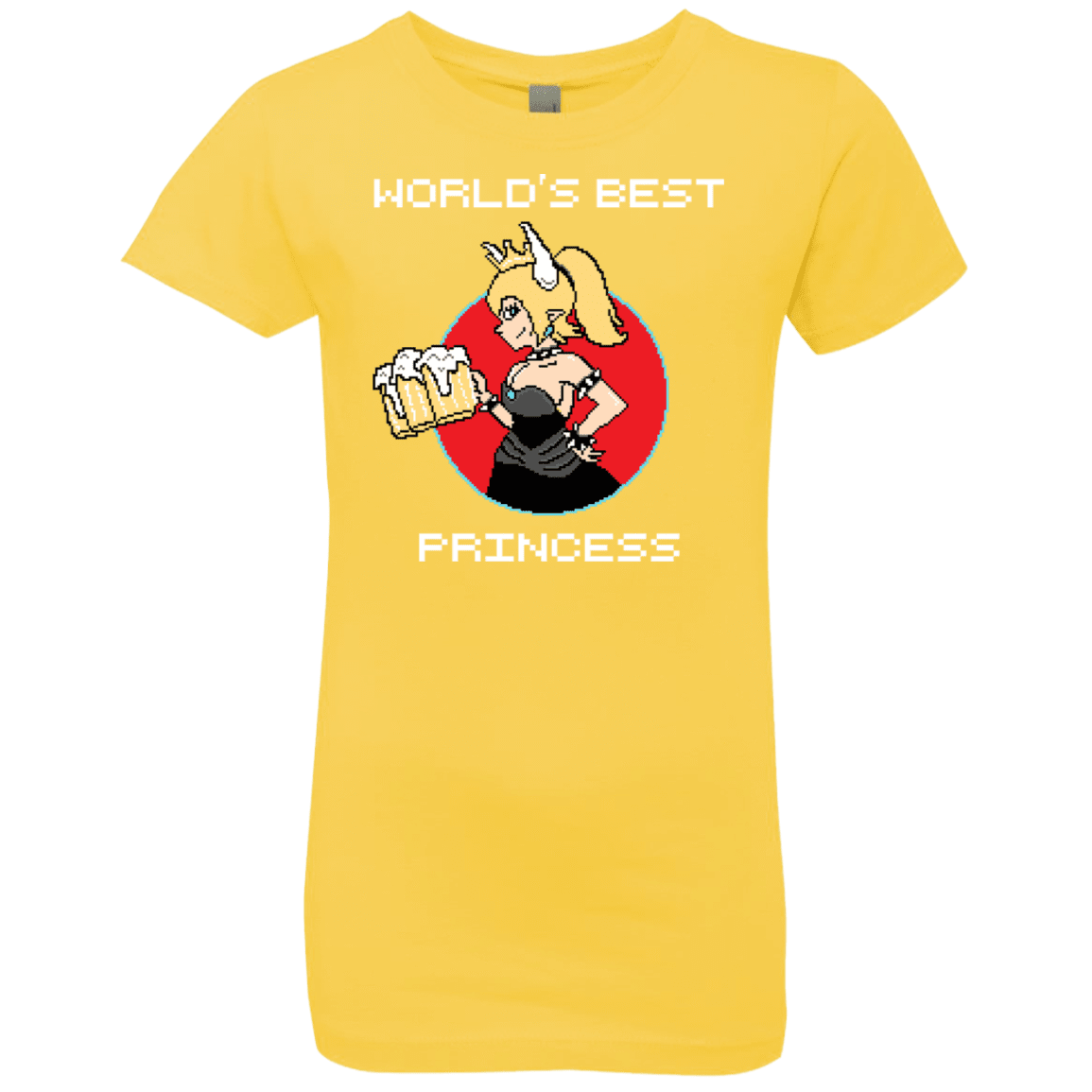 T-Shirts Vibrant Yellow / YXS World's Best Princess Girls Premium T-Shirt