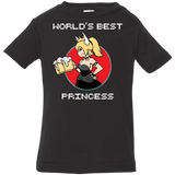 T-Shirts Black / 6 Months World's Best Princess Infant Premium T-Shirt