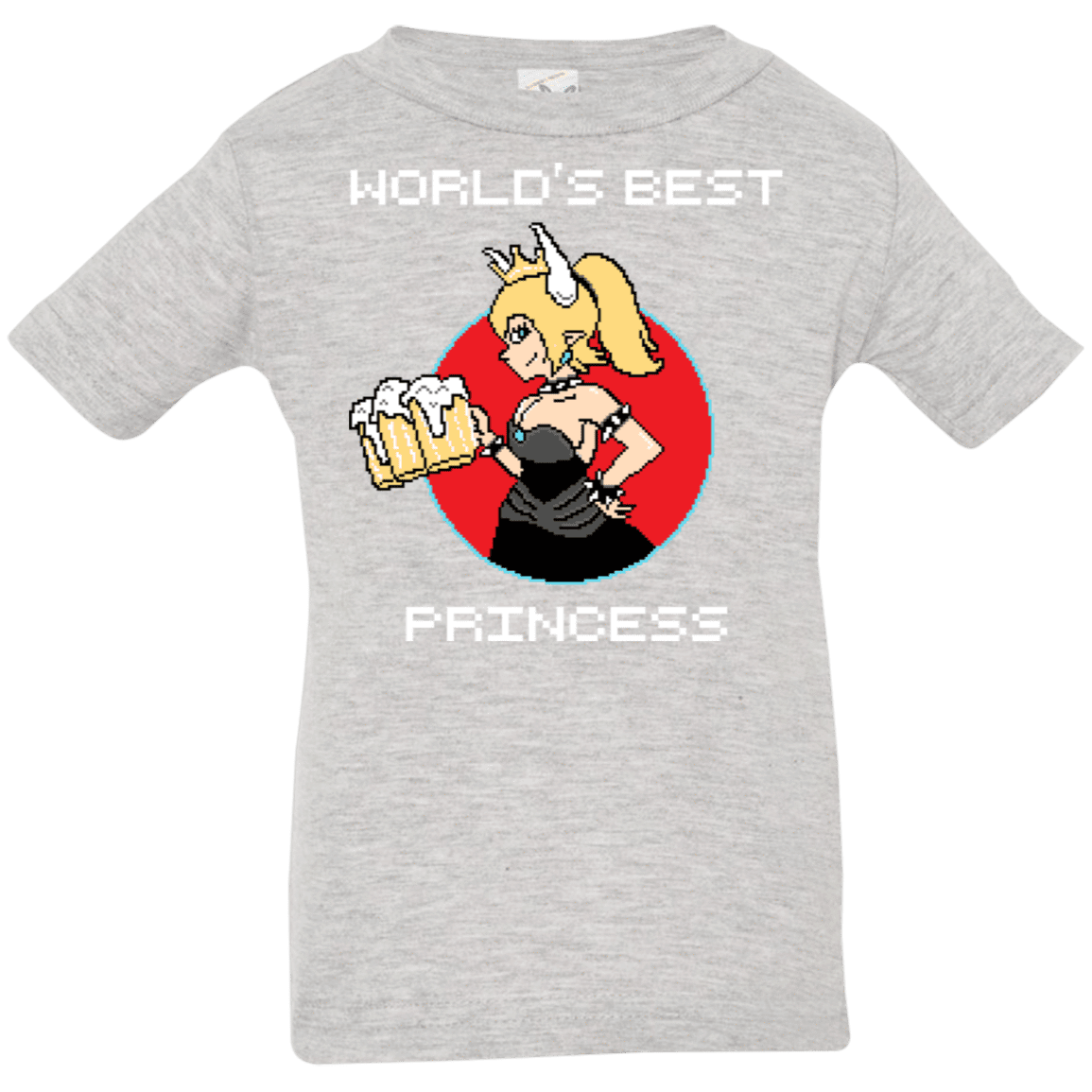 T-Shirts Heather Grey / 6 Months World's Best Princess Infant Premium T-Shirt