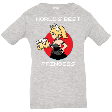 T-Shirts Heather Grey / 6 Months World's Best Princess Infant Premium T-Shirt