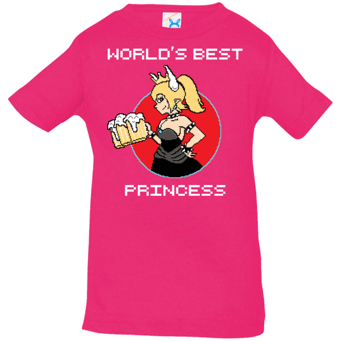 T-Shirts Hot Pink / 6 Months World's Best Princess Infant Premium T-Shirt