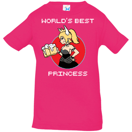 T-Shirts Hot Pink / 6 Months World's Best Princess Infant Premium T-Shirt