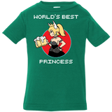 T-Shirts Kelly / 6 Months World's Best Princess Infant Premium T-Shirt