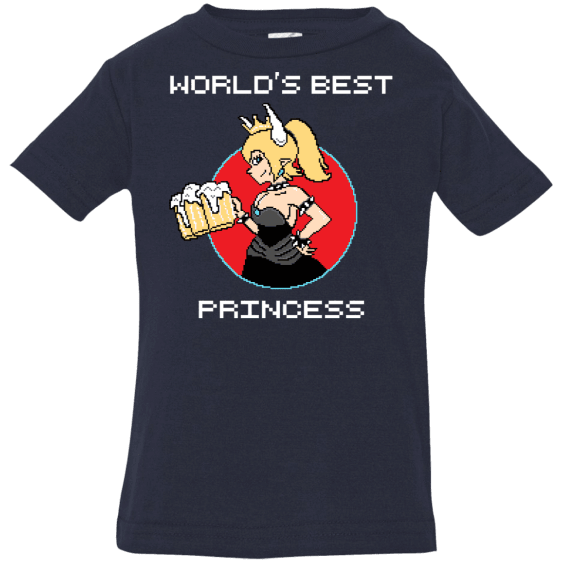 T-Shirts Navy / 6 Months World's Best Princess Infant Premium T-Shirt