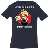 T-Shirts Navy / 6 Months World's Best Princess Infant Premium T-Shirt