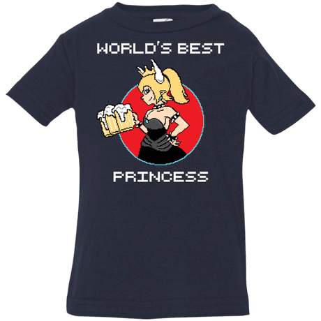 T-Shirts Navy / 6 Months World's Best Princess Infant Premium T-Shirt