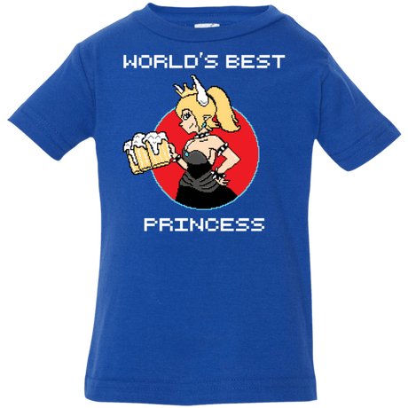 T-Shirts Royal / 6 Months World's Best Princess Infant Premium T-Shirt