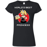 T-Shirts Black / S World's Best Princess Junior Slimmer-Fit T-Shirt