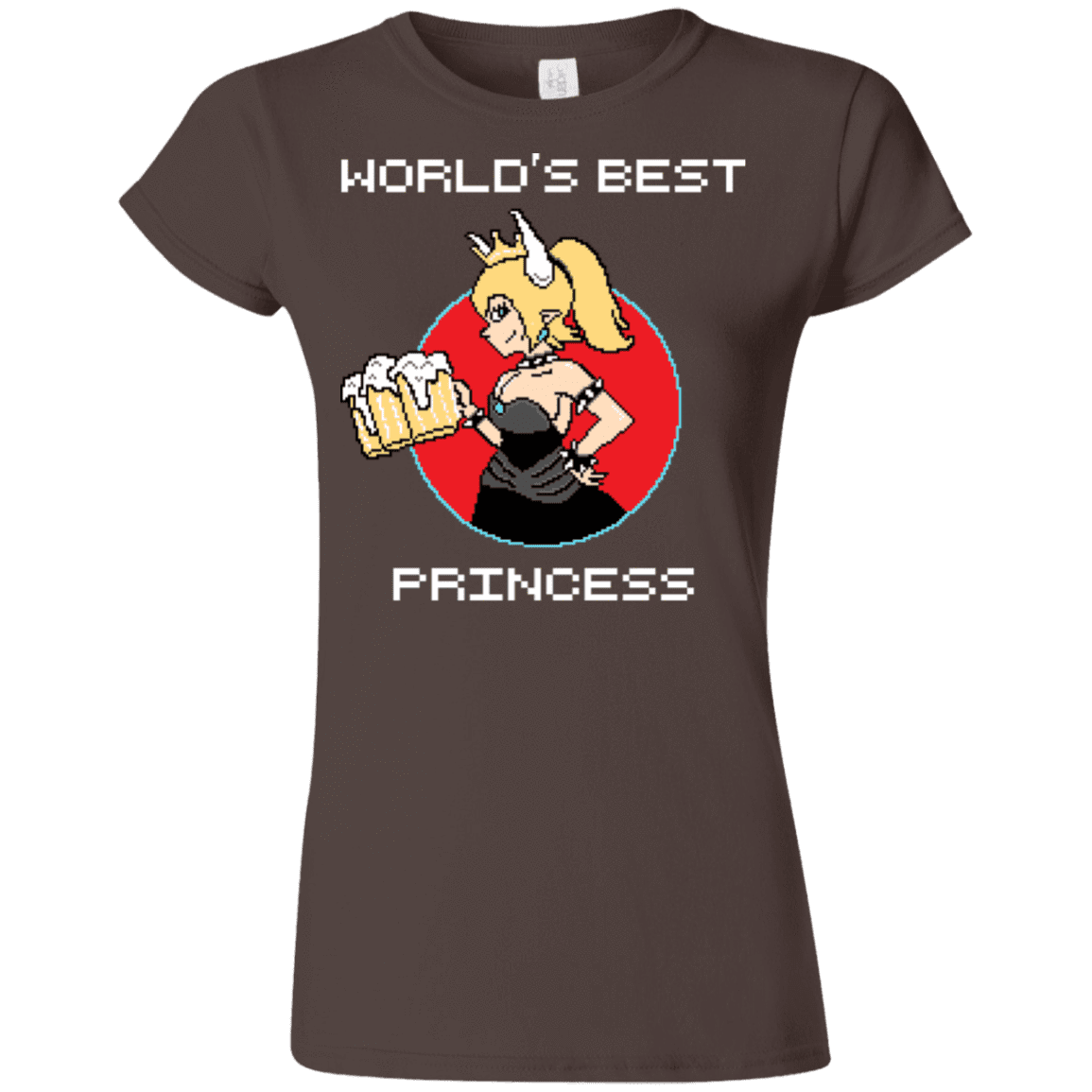 T-Shirts Dark Chocolate / S World's Best Princess Junior Slimmer-Fit T-Shirt