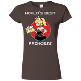 T-Shirts Dark Chocolate / S World's Best Princess Junior Slimmer-Fit T-Shirt