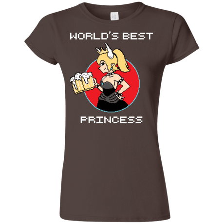 T-Shirts Dark Chocolate / S World's Best Princess Junior Slimmer-Fit T-Shirt