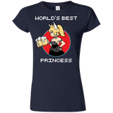 T-Shirts Navy / S World's Best Princess Junior Slimmer-Fit T-Shirt