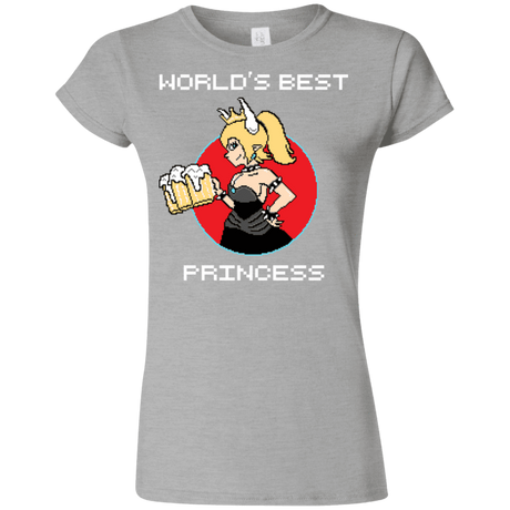 T-Shirts Sport Grey / S World's Best Princess Junior Slimmer-Fit T-Shirt