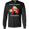 T-Shirts Black / S World's Best Princess Men's Long Sleeve T-Shirt