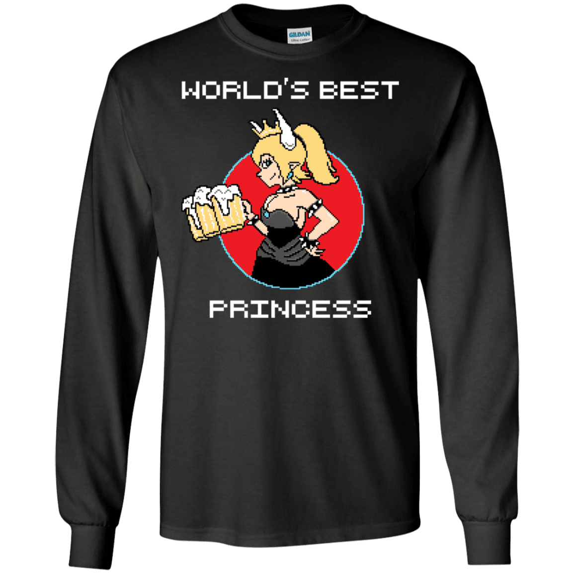 T-Shirts Black / S World's Best Princess Men's Long Sleeve T-Shirt