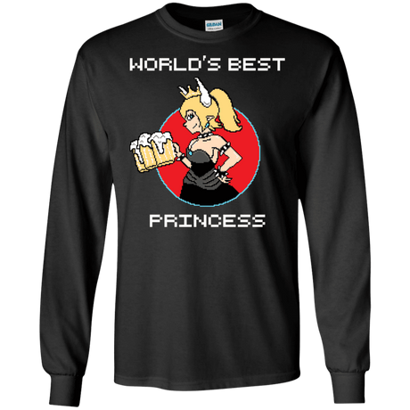 T-Shirts Black / S World's Best Princess Men's Long Sleeve T-Shirt