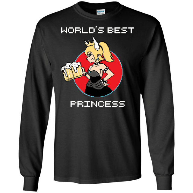 T-Shirts Black / S World's Best Princess Men's Long Sleeve T-Shirt