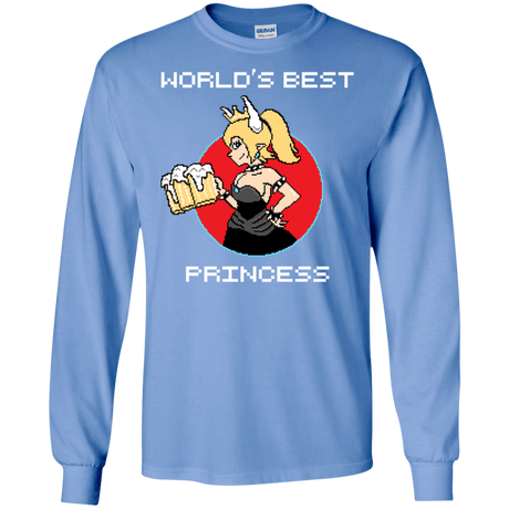 T-Shirts Carolina Blue / S World's Best Princess Men's Long Sleeve T-Shirt