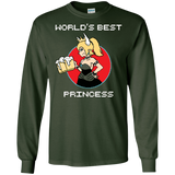 T-Shirts Forest Green / S World's Best Princess Men's Long Sleeve T-Shirt