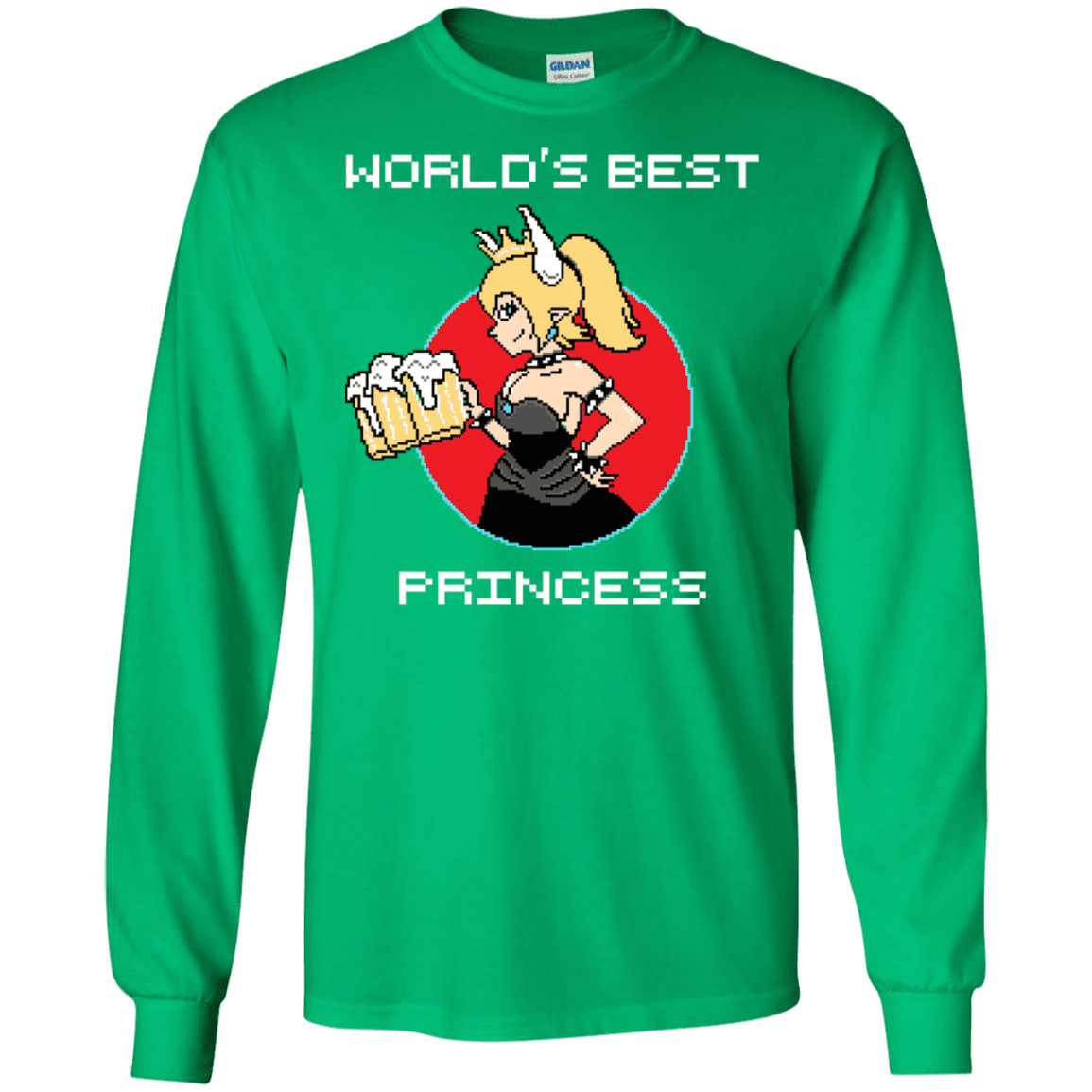 T-Shirts Irish Green / S World's Best Princess Men's Long Sleeve T-Shirt