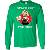 T-Shirts Irish Green / S World's Best Princess Men's Long Sleeve T-Shirt