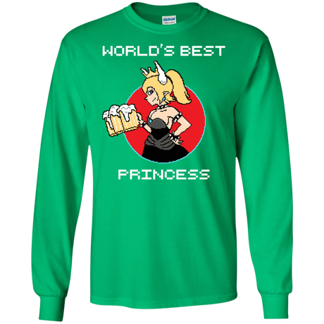 T-Shirts Irish Green / S World's Best Princess Men's Long Sleeve T-Shirt