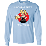 T-Shirts Light Blue / S World's Best Princess Men's Long Sleeve T-Shirt