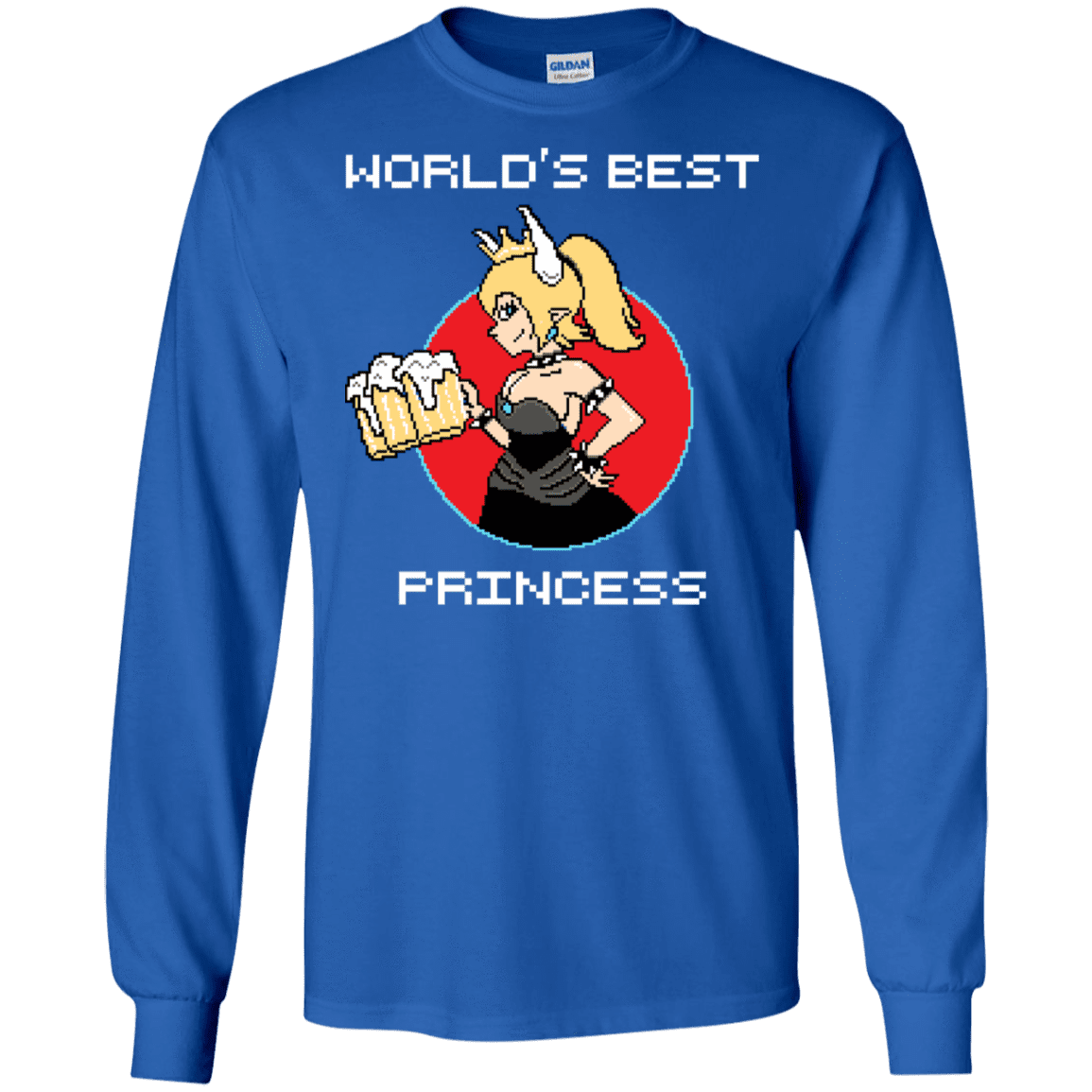 T-Shirts Royal / S World's Best Princess Men's Long Sleeve T-Shirt